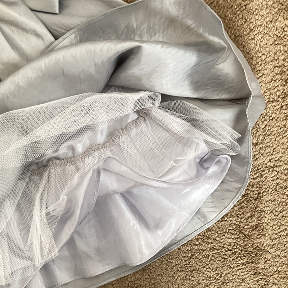 Unknown source vintage Y2K silver/grey mini party dress - Picture 3 of 14